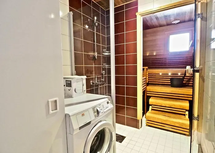 아파트 Lomavuokra Keskuskuja 5 A2, Levin Alppikeskus 레비